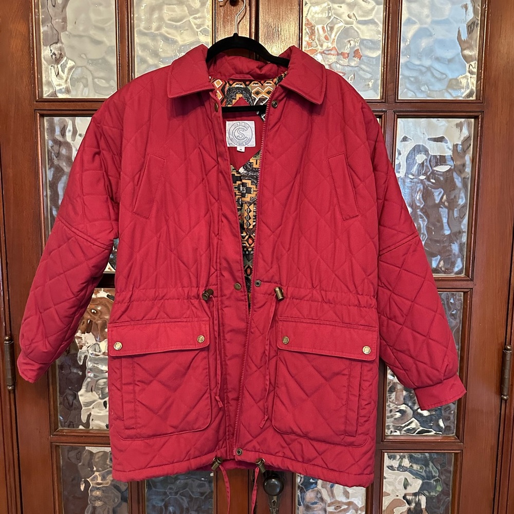 Red Puffer jacket